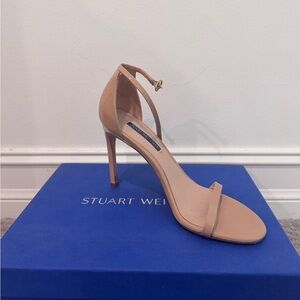Stuart Weitzman Nude Heeled Sandals